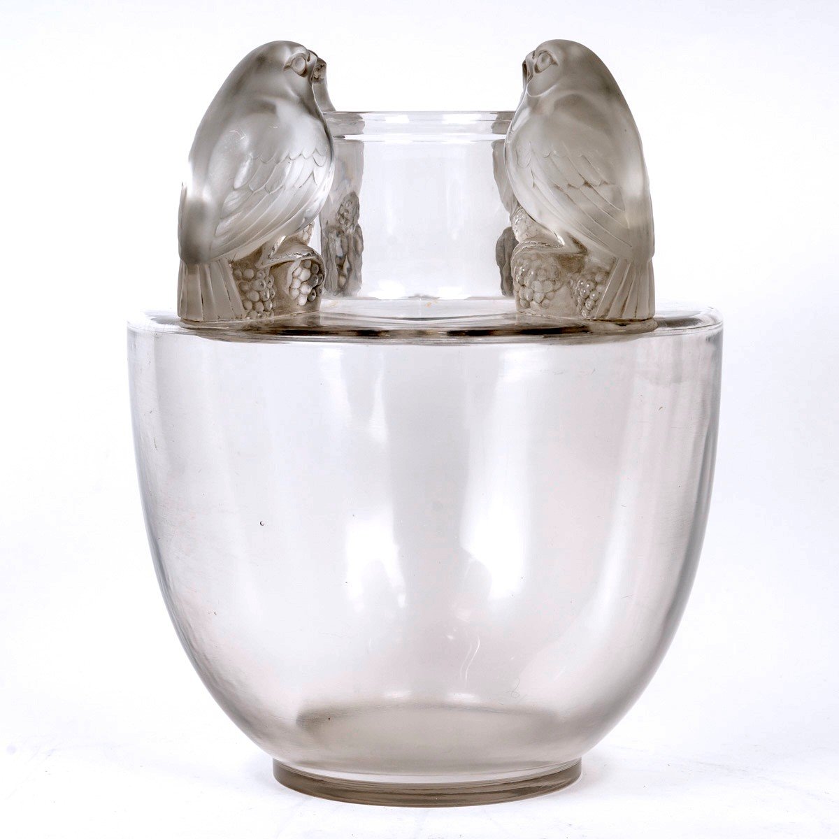 1927 René Lalique - Vase Bellecour Glass-photo-2