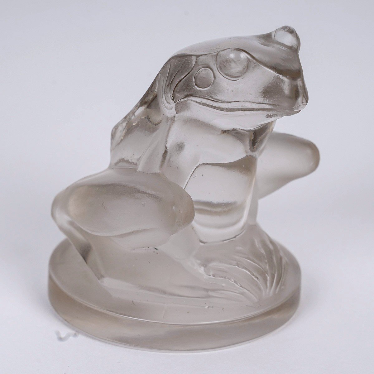 1928 René Lalique - Car Mascot Grenouille Frog Glass