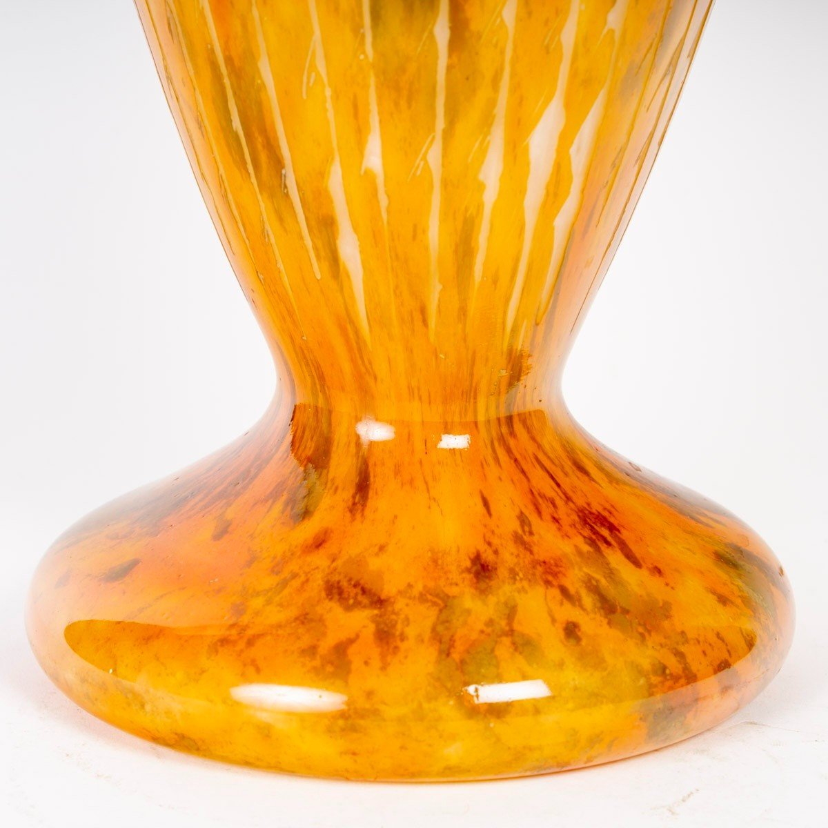 Charder Le Verre Français - Vase Fougères Verre Multicouche-photo-1