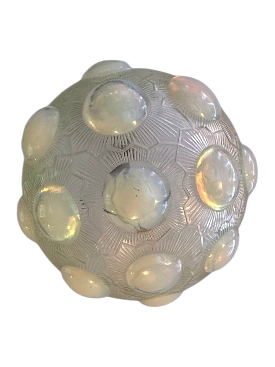 1926 René Lalique - Suspension Soleil Verre Opalescent-photo-4