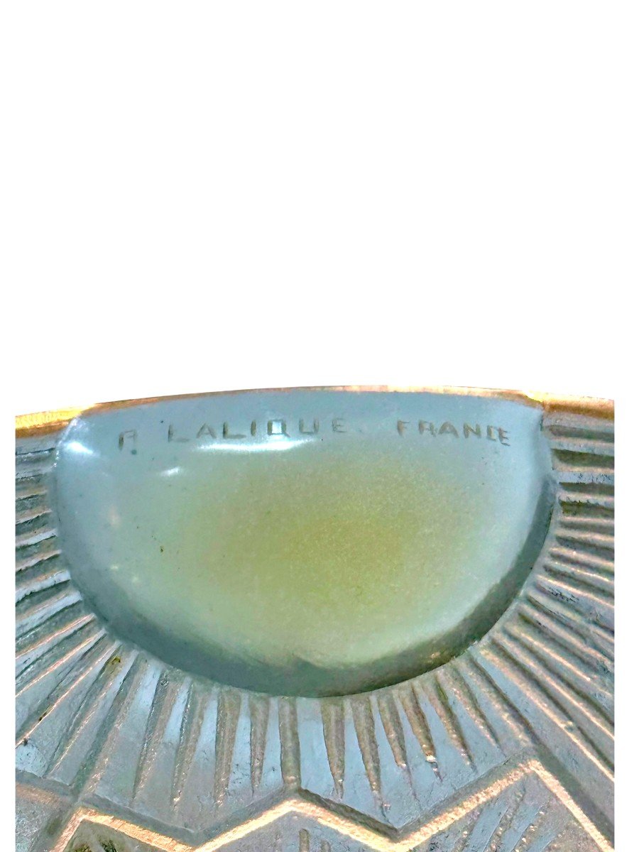 1926 René Lalique - Suspension Soleil Verre Opalescent-photo-2