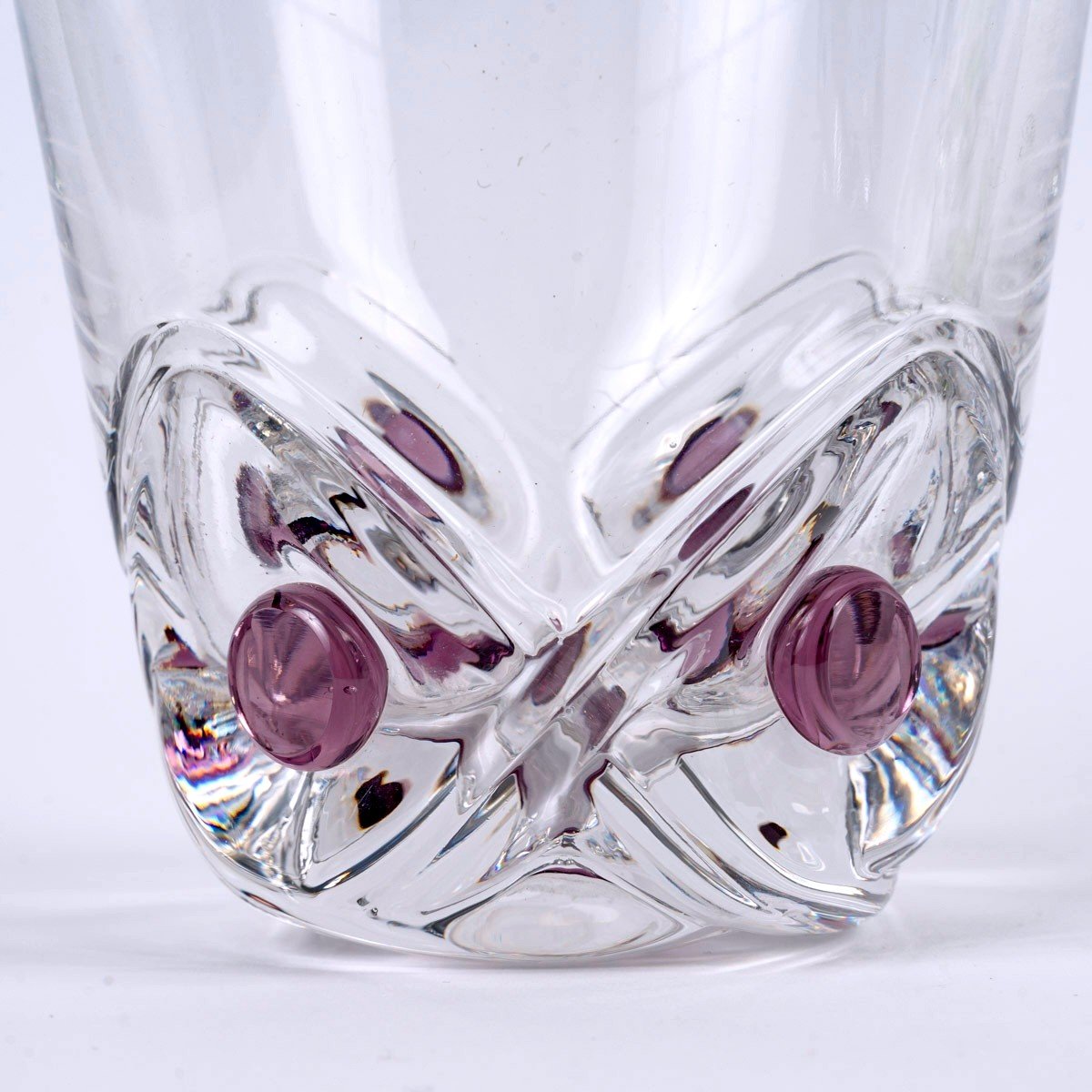 Lalique France - 12 Verres Gobelets Floride Cristal-photo-4