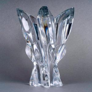 1951 Marc Lalique - Vase Everest Clear Crystal