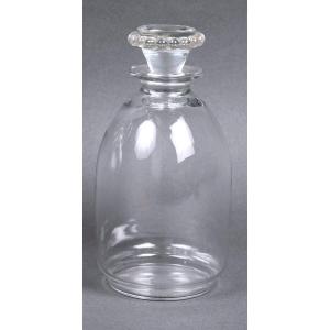 1935 René Lalique - Carafe Art Déco Boules Verre Blanc