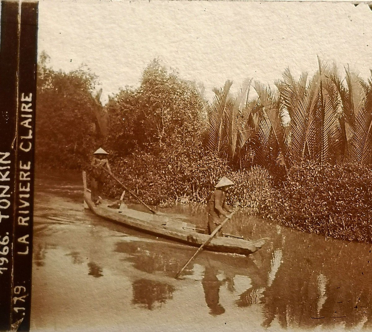 9 Glass Plates Stereoscopic Slides End Of 19th Century Cochinchina Tonkin Angkor-photo-6