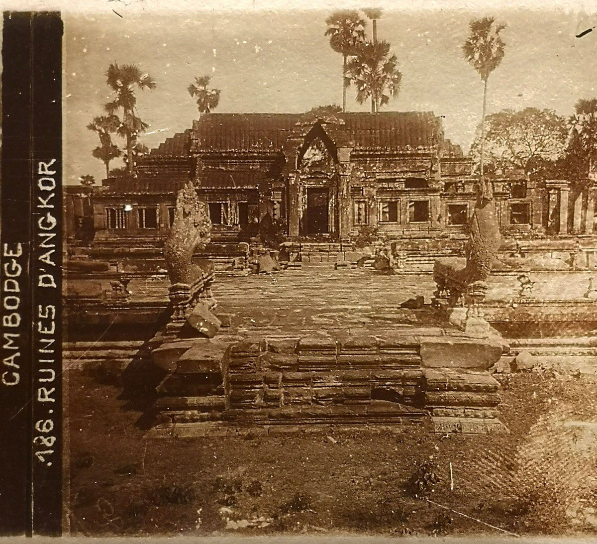 9 Glass Plates Stereoscopic Slides End Of 19th Century Cochinchina Tonkin Angkor