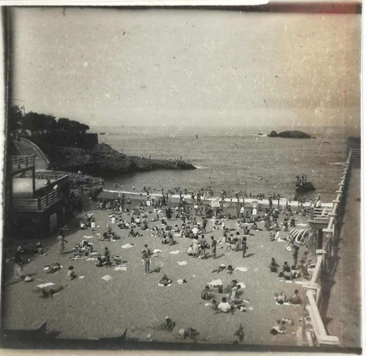 Lot 11 Stereo Views On Celluloid 1st Third XX° Biarritz