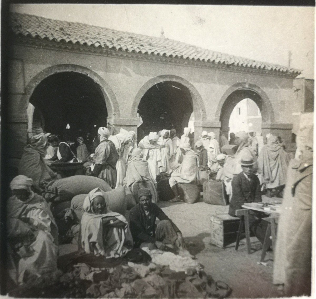 34 Glass Plates End Of 19th Century Beginning Of 20th Century Stereo Views Algeria Light Plates 