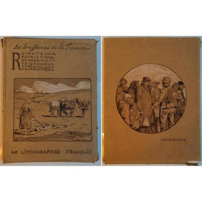 The Suffrances Of France 37 Original Lithographs Numbered And Signed 1945