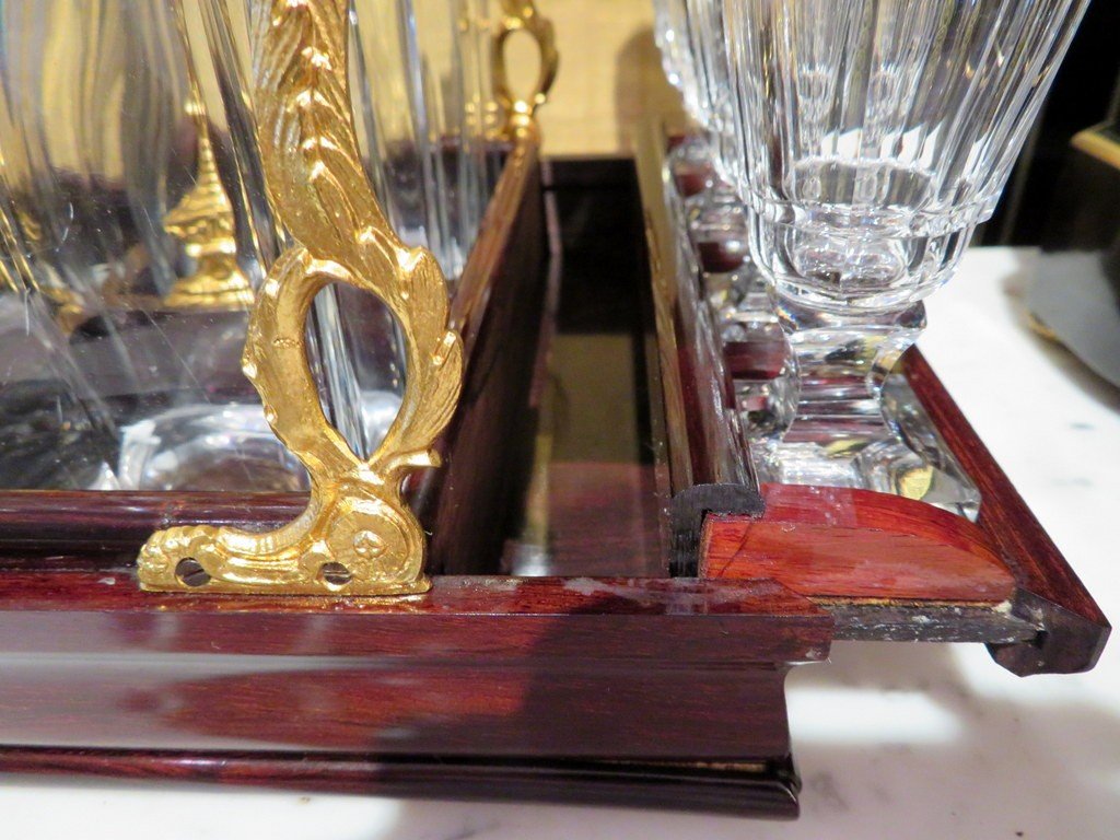 Cave à Liqueur En Marqueterie Boulle d'époque Napoléon III-photo-5