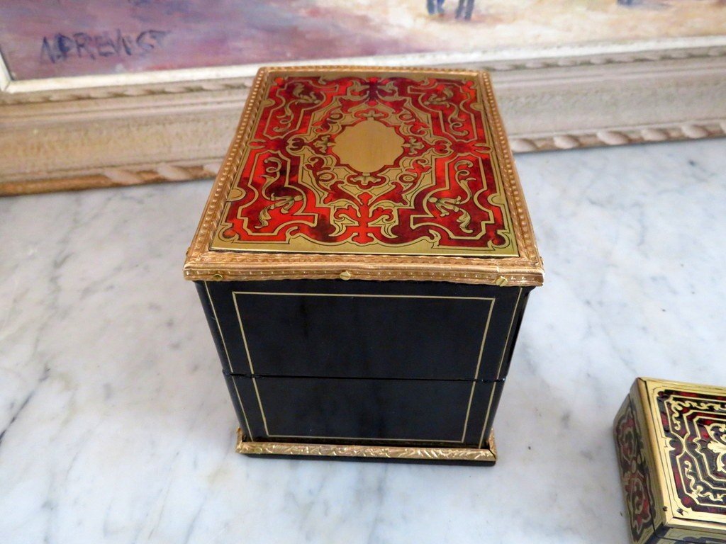  Fragancy Box In Boulle Marquetry Napoleon III Period 19th-photo-3