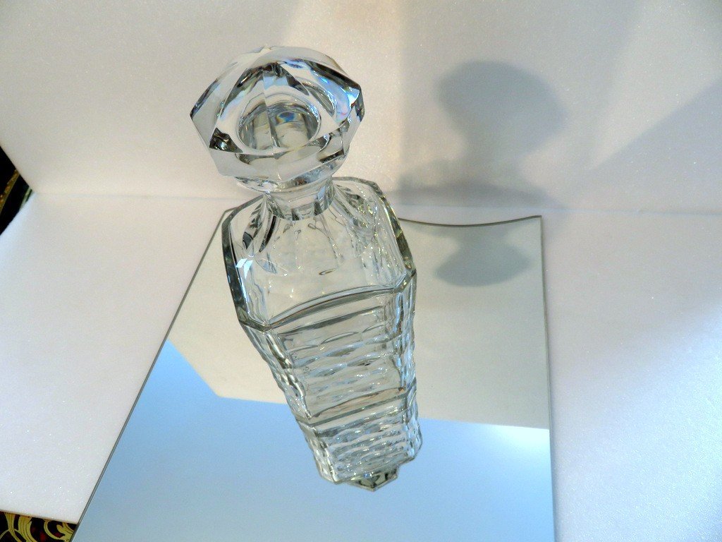 Whiskey Decanter In Crystal Of Baccarat Stamped-photo-1