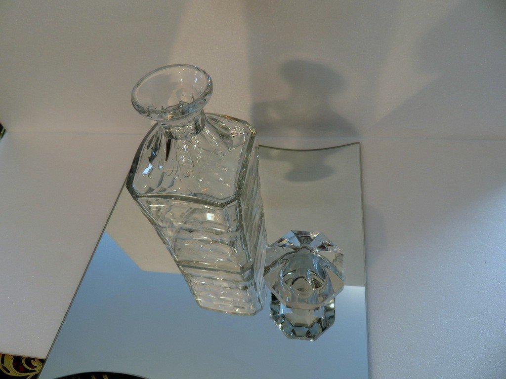 Whiskey Decanter In Crystal Of Baccarat Stamped-photo-6