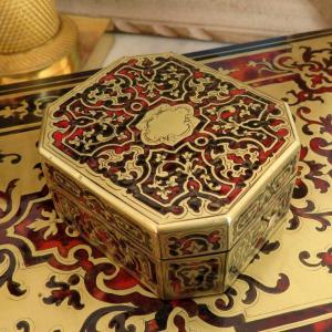 Watch Holder In Boulle Marquetry, Napoleon III Period