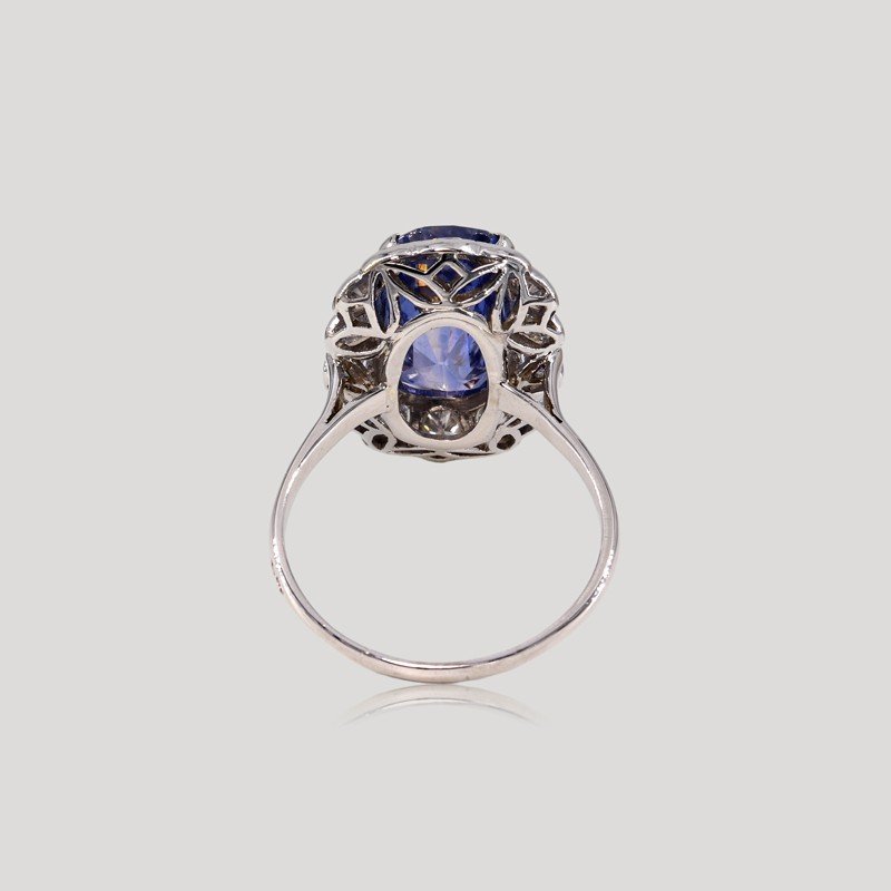 Sapphire And Diamonds Ring-photo-2