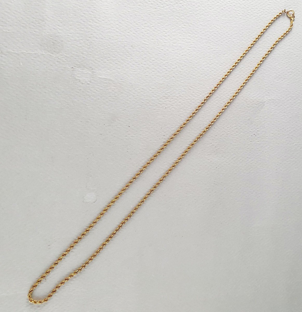 COLLIER  CHAÎNE TORSADÉE OR 585°/°°-photo-3