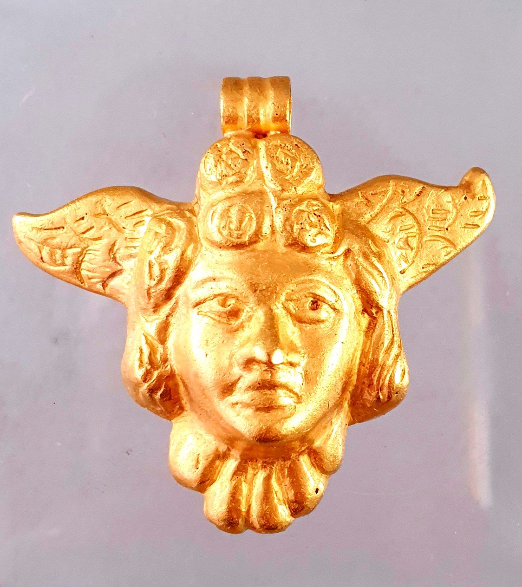 PENDENTIF A L'ANTIQUE - OR JAUNE -photo-1