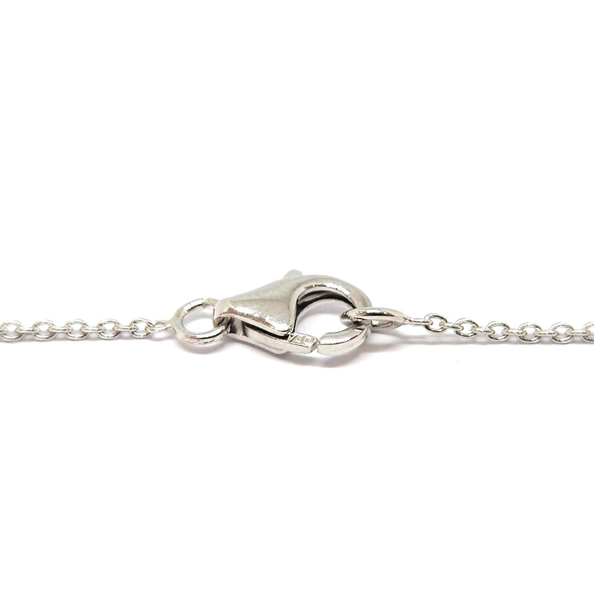 Proantic: 18k White Gold Diamond Necklace