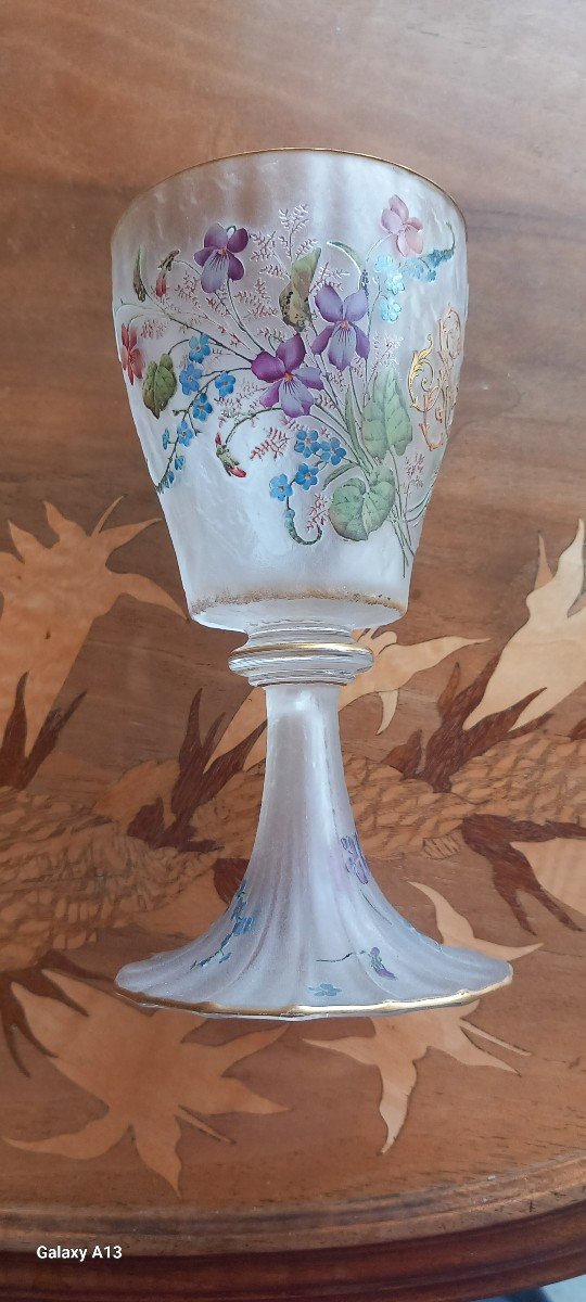 Daum Nancy Rare Wedding Glass-photo-1