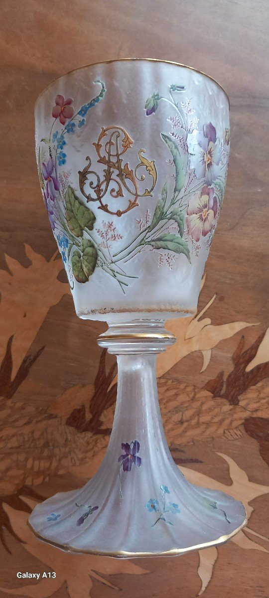 Daum Nancy Rare Wedding Glass-photo-2