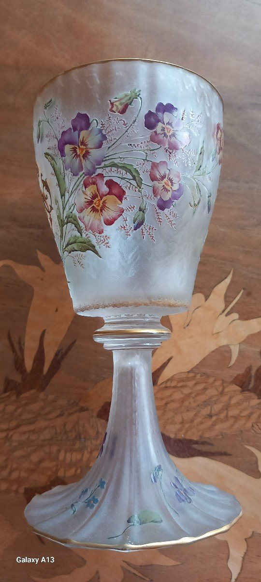 Daum Nancy Rare Wedding Glass