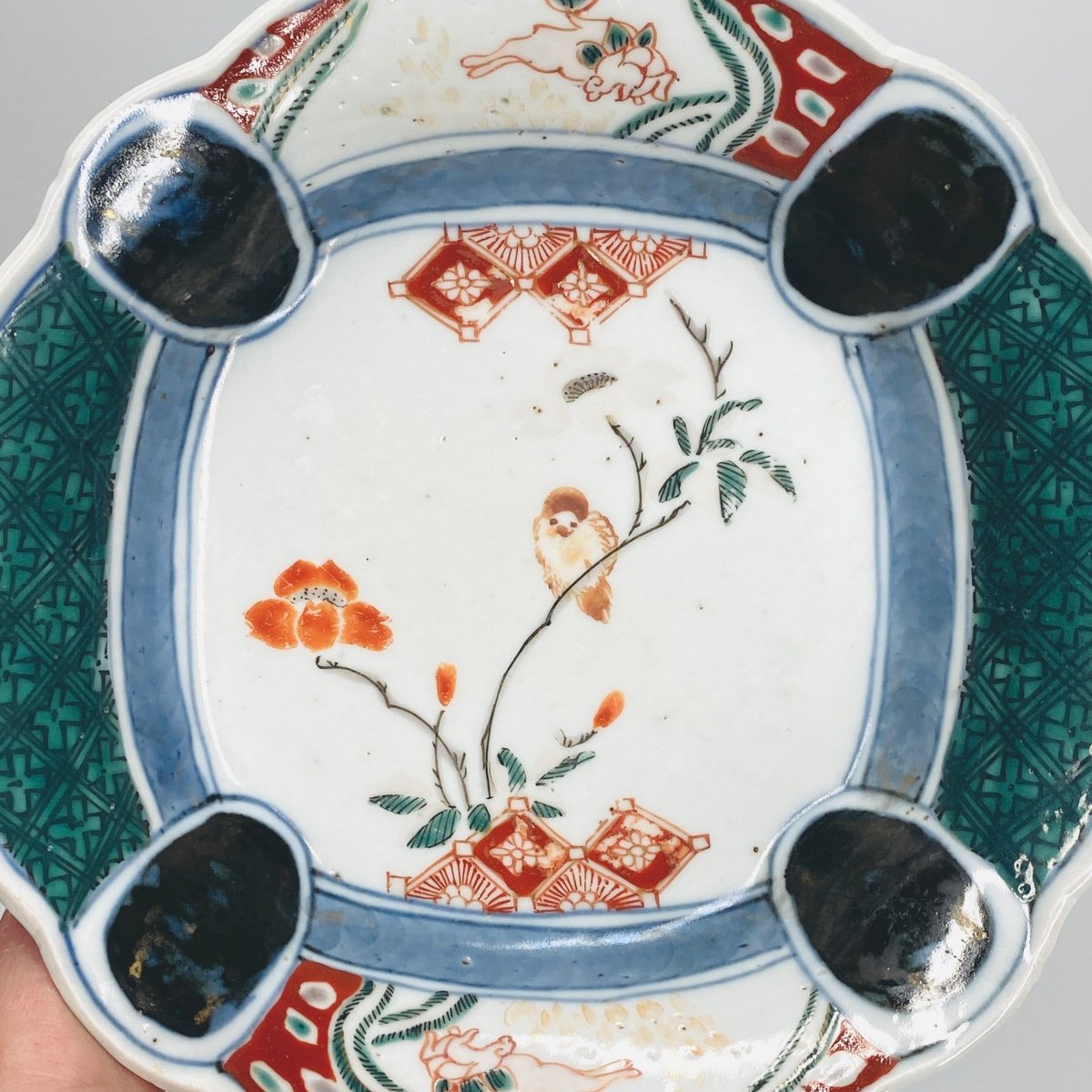 Japanese Porcelain Bowl From Kutani - Eighteenth Century-photo-4