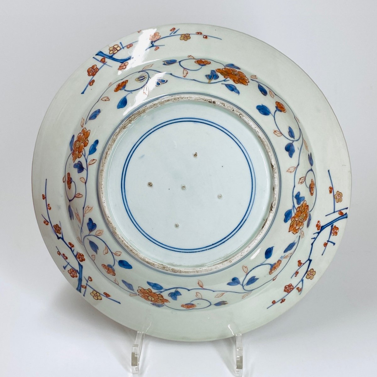 Japanese Porcelain Dish With Imari Decoration - Early Eighteenth Century-photo-2