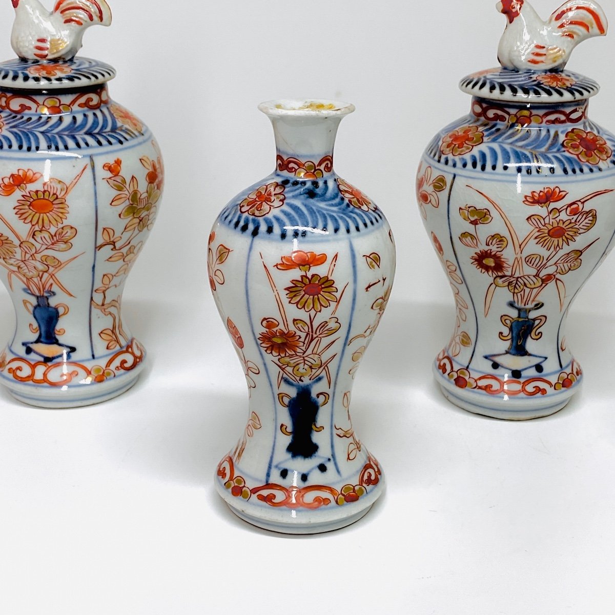 Japanese Porcelain Trim With Imari Decoration - Early Eighteenth Century-photo-4