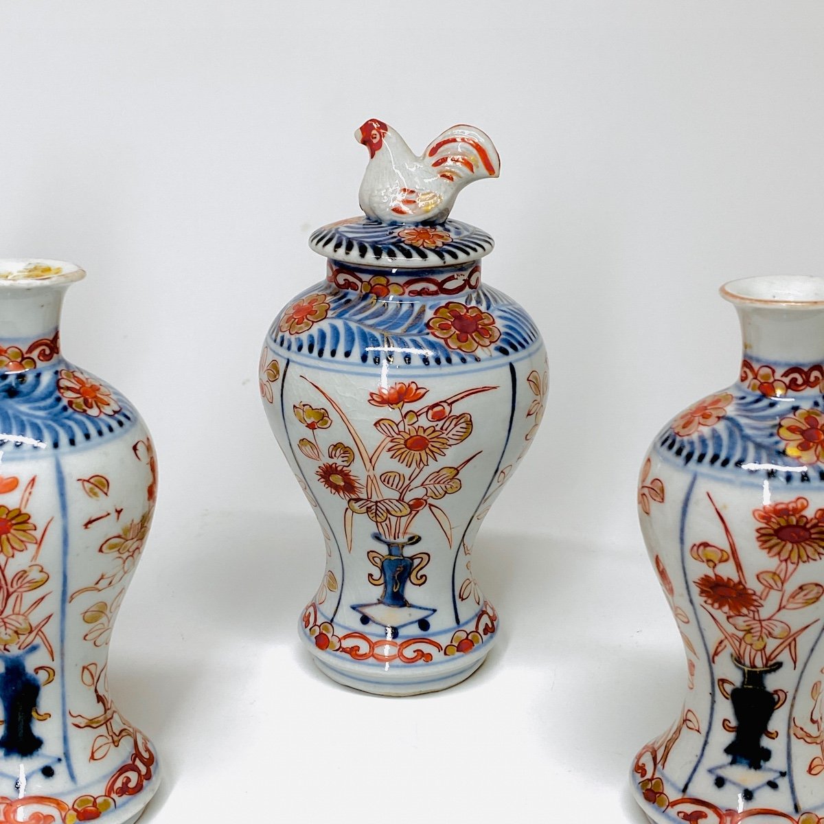 Japanese Porcelain Trim With Imari Decoration - Early Eighteenth Century-photo-1
