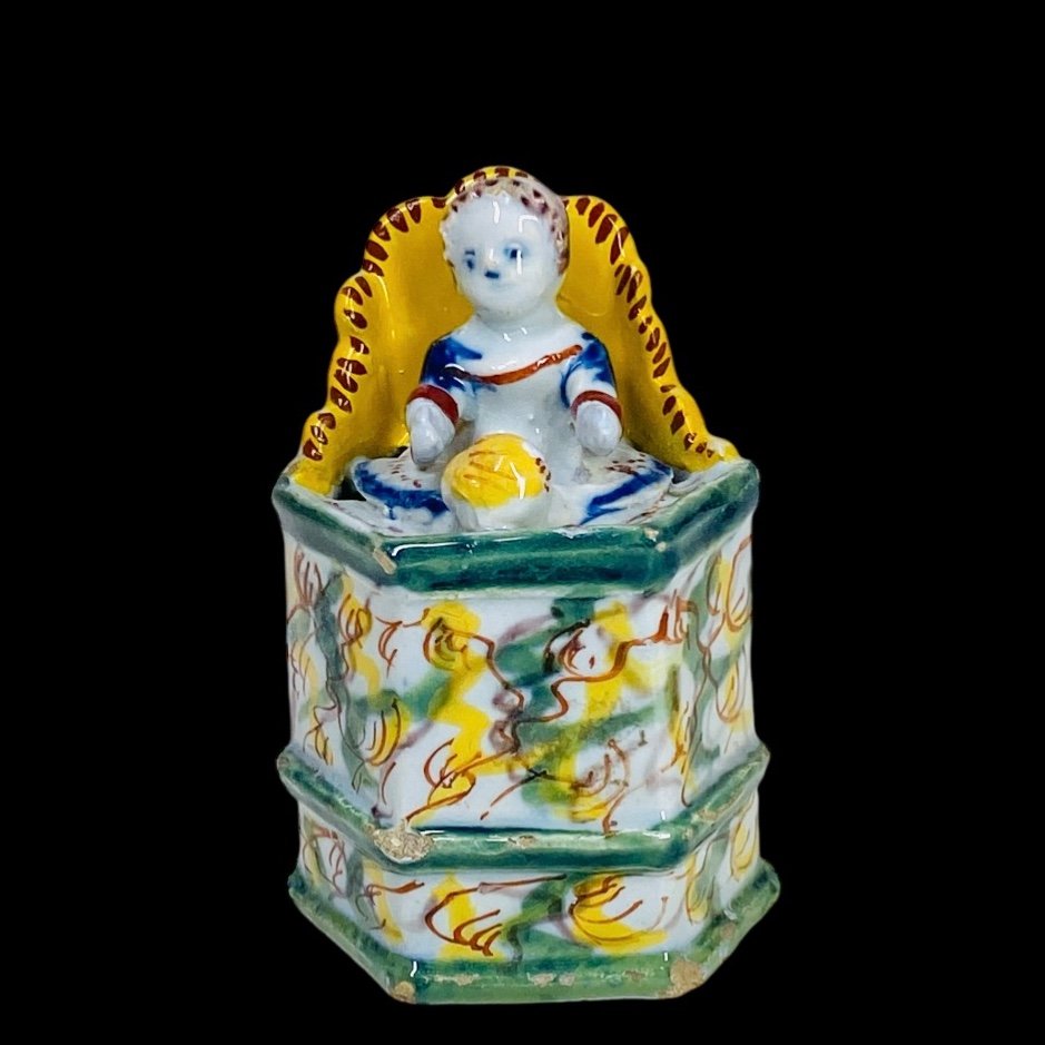 Delftware Statuette - 18th Century