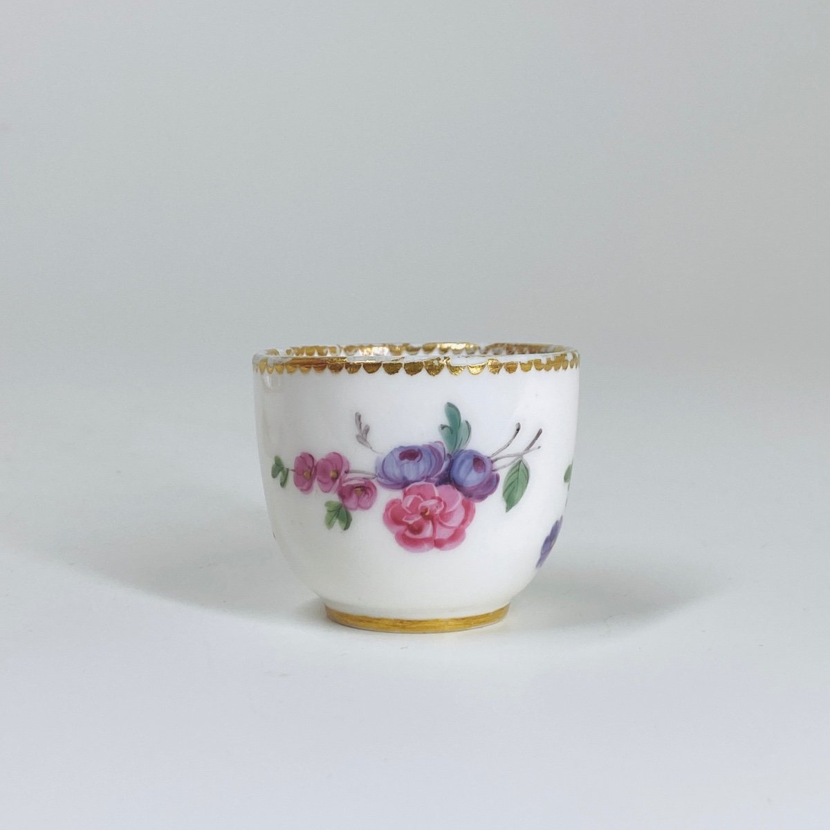 “mignonette” Cup And Saucer In Sèvres Porcelain - 18th Century-photo-4