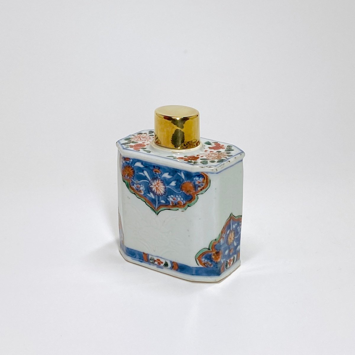 China - Tea Caddy With Imari Decoration - Kangxi Period (1662-1722)-photo-4