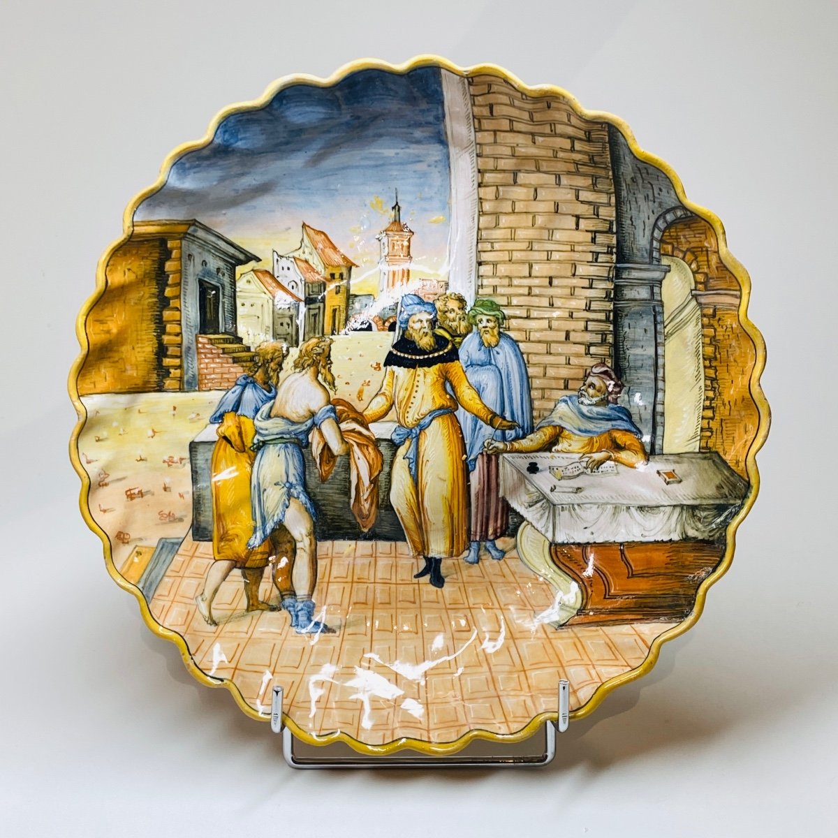 Crespina In Urbino Majolica - Second Half Of The Sixteenth Century