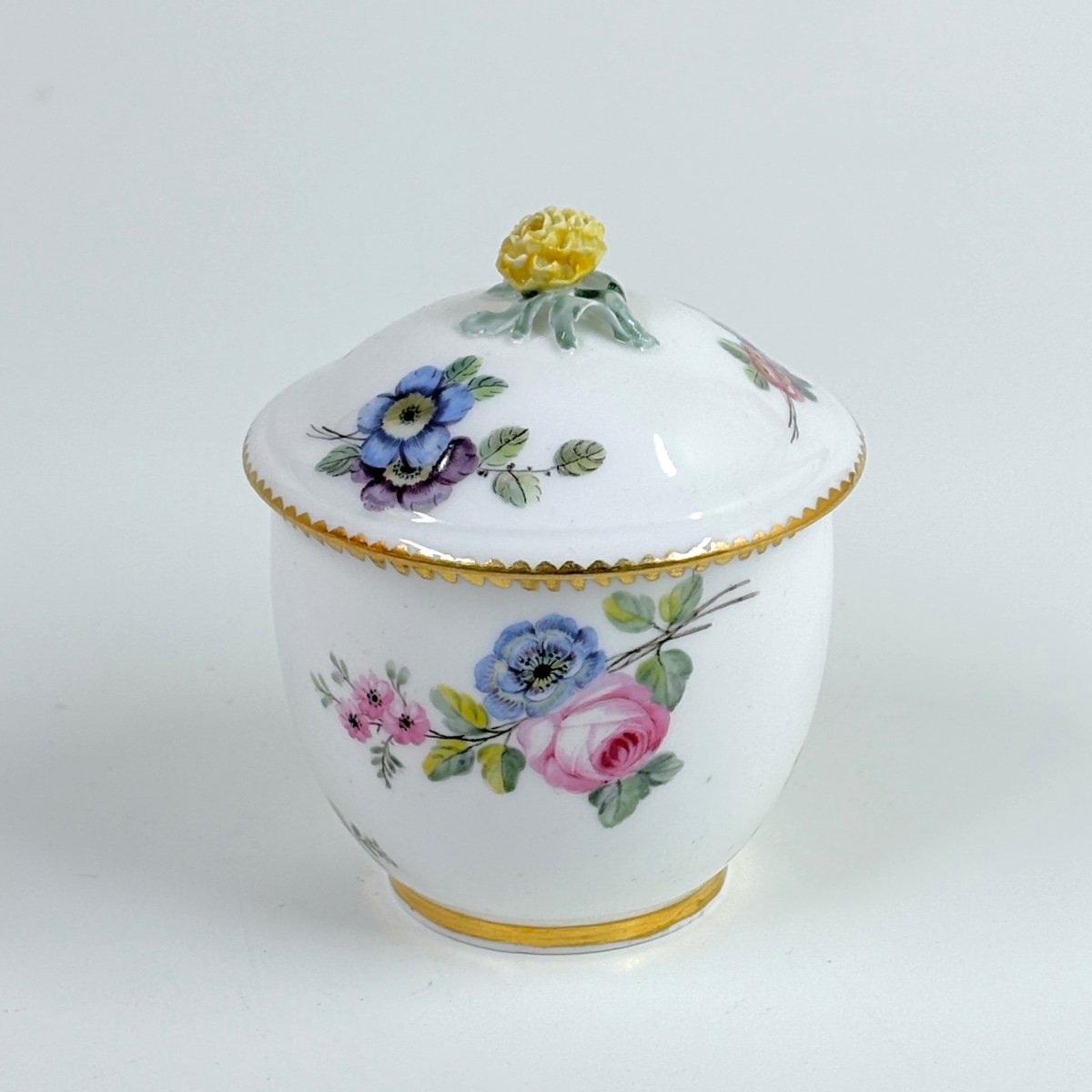 Pot à sucre en porcelaine de Sèvres - XVIIIe siècle