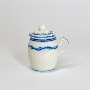 Arras Soft Porcelain Mustard Pot - Eighteenth Century