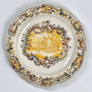 Marseille - Dish Decorated With A Scene From The Life Of Don Quixote - Eighteenth Century
