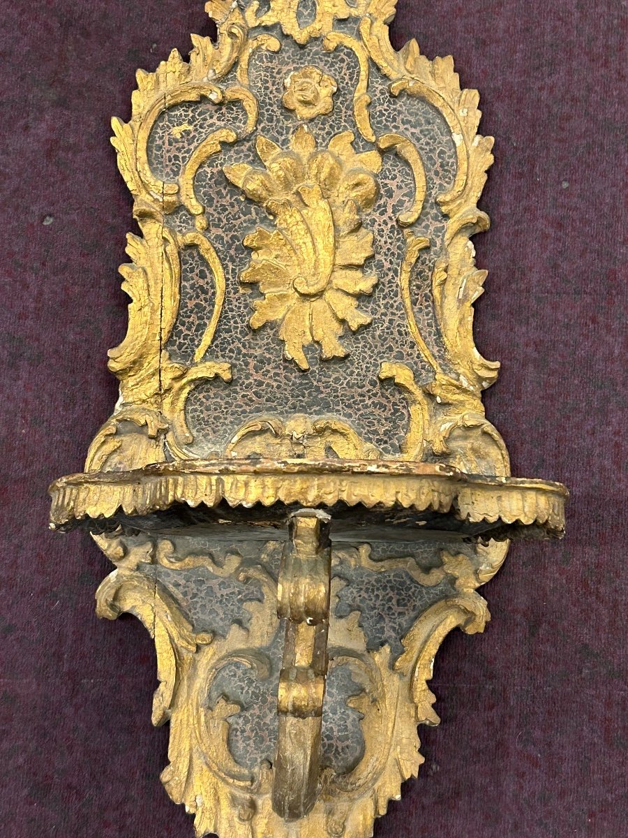 Kavukluk - Ottoman Turkey Turban Holder Carved And Gilded Wood Eighteenth Century-photo-4