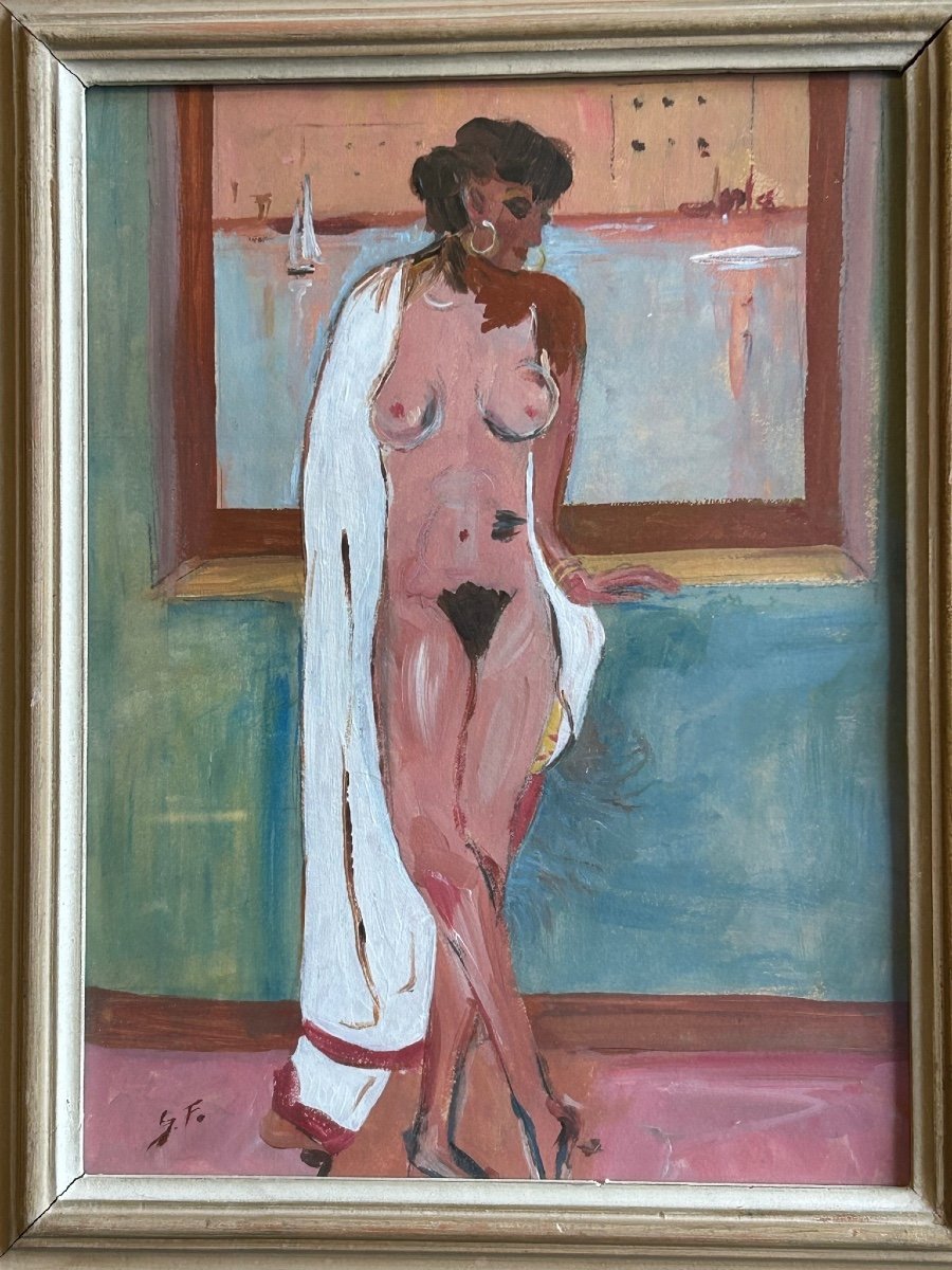 Naked Woman - Gouache On Paper Around 1920 - 30-photo-1