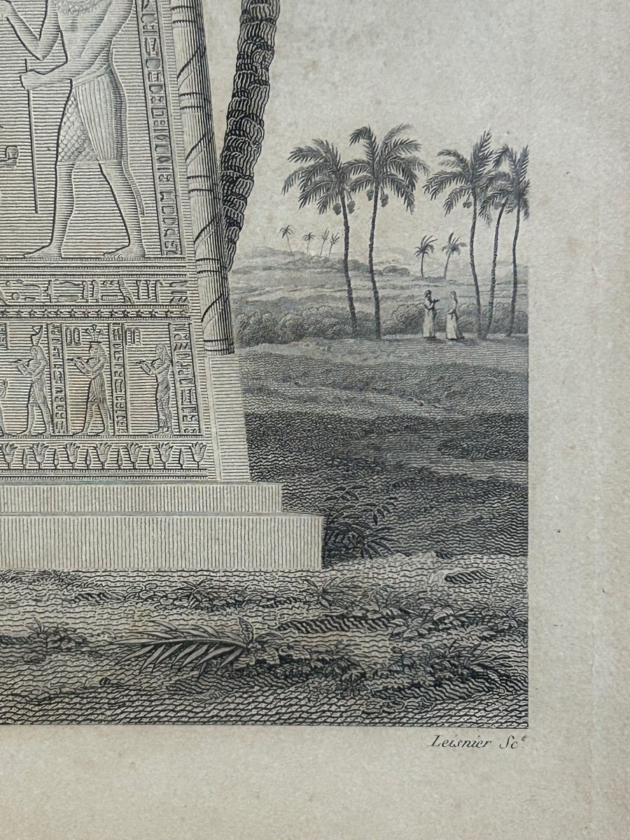 Rare Grande Gravure Description De L’egypte Pendant L’expédition de Napoléon- vers 1820 - empire -photo-4