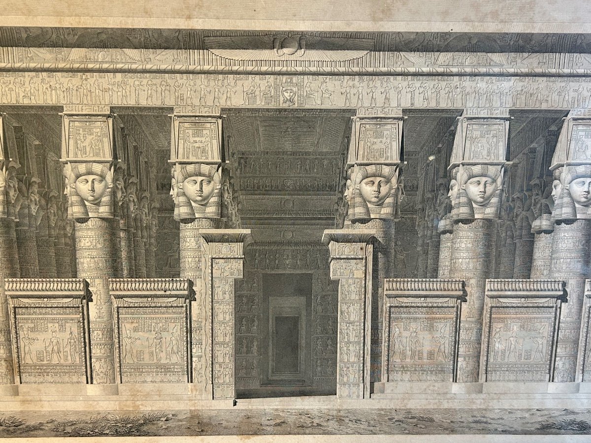 Rare Grande Gravure Description De L’egypte Pendant L’expédition de Napoléon- vers 1820 - empire -photo-8