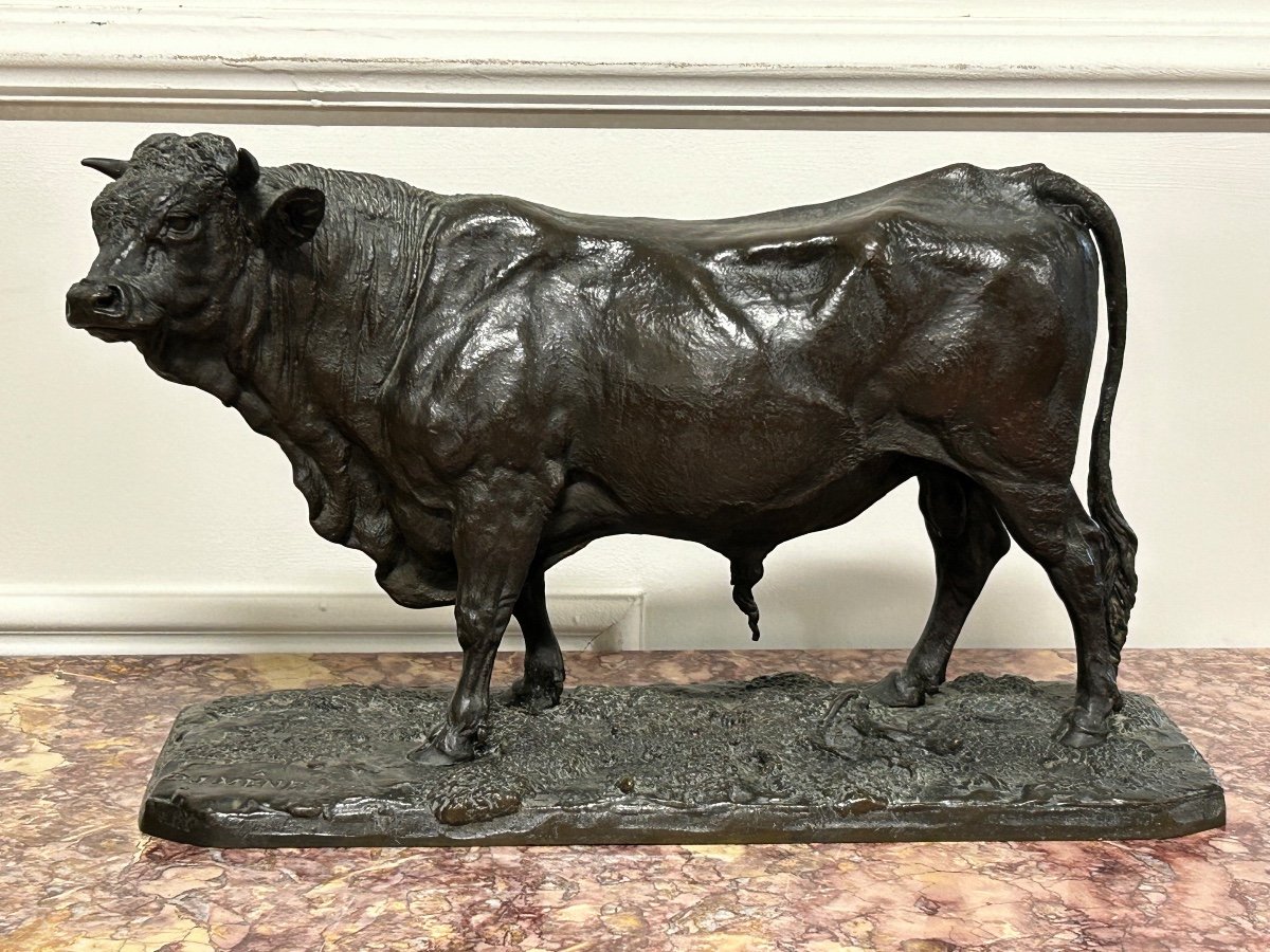 Pierre-jules Mène (1810-1879) The Norman Bull - 19th Century Bronze Sculpture 