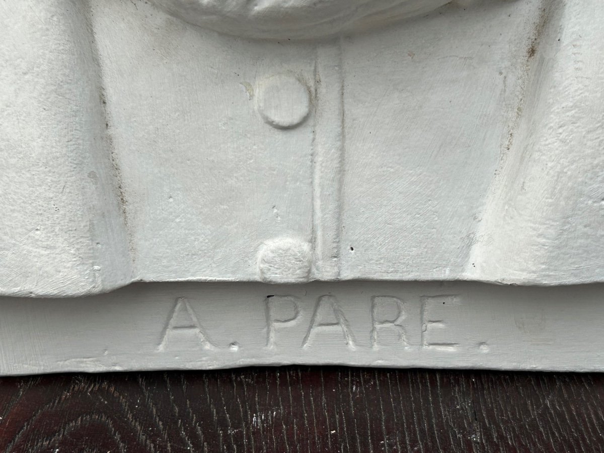 Ambroise Paré (1509-1590) Surgeon To The King - Library Bust Late 19th Century No. 7 -photo-3