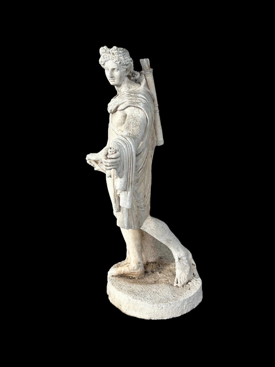 Apollo Belvedere - Reconstituted Stone Statue, 19th Century -photo-7