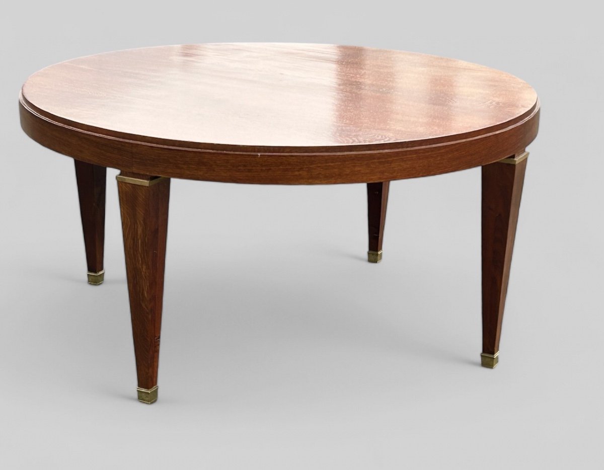 Jacque Quinet (1918-1992) Attributed To - Round Dining Table Circa 1950-photo-2