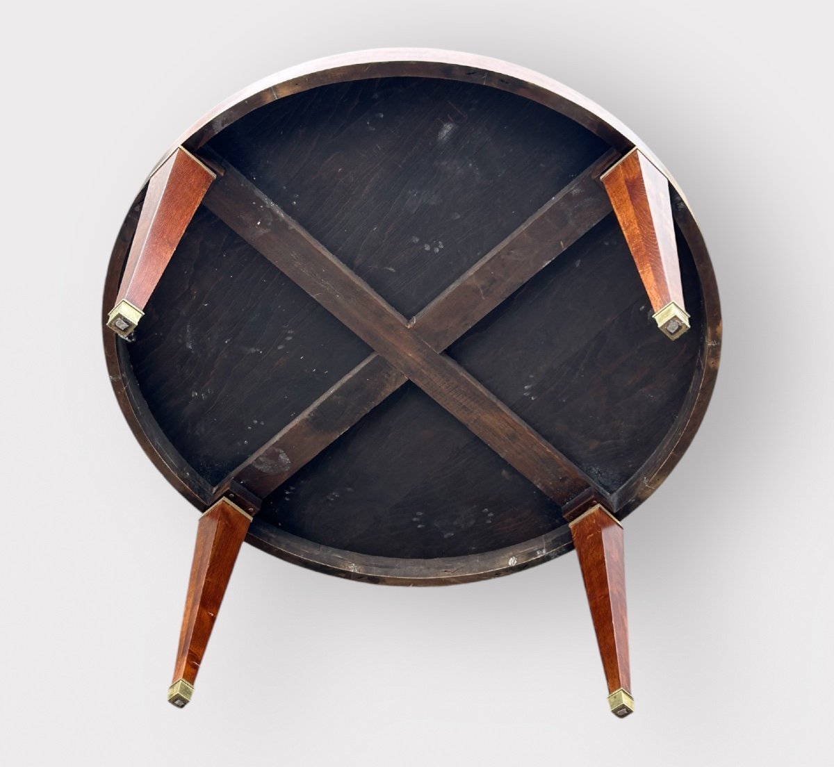 Jacque Quinet (1918-1992) Attributed To - Round Dining Table Circa 1950-photo-6