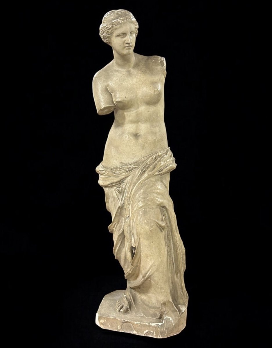 Vénus De Milo Grande Sculpture Moulage En Plâtre D’époque XIXéme H 86 Cm