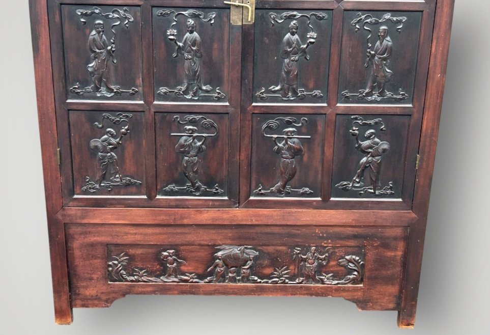 Cabinet - Chinese Ironwood Cabinet - China 19th Century -photo-4