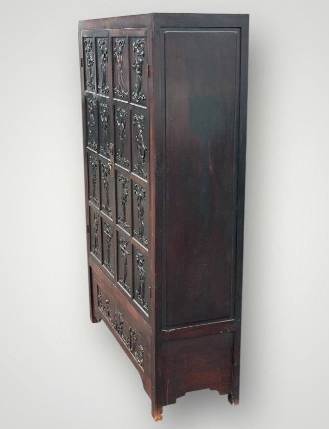 Cabinet - Chinese Ironwood Cabinet - China 19th Century -photo-1