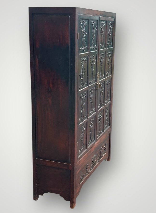 Cabinet - Chinese Ironwood Cabinet - China 19th Century -photo-2