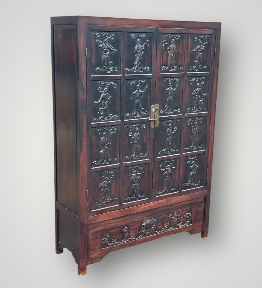 Cabinet - Chinese Ironwood Cabinet - China 19th Century 